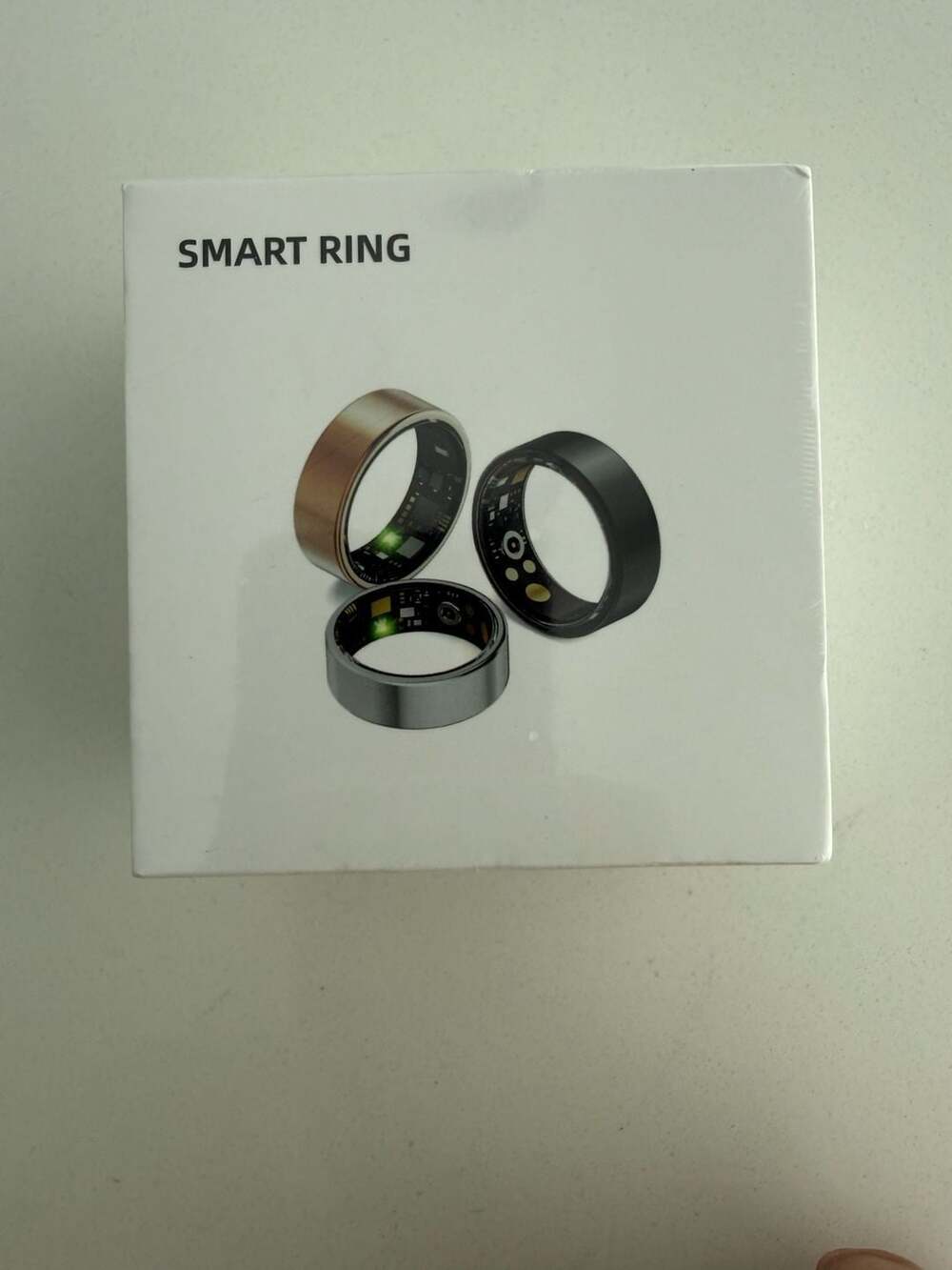 Smart Health R11M Smart Ring Black Stainless Steel Health Tracker Size 10